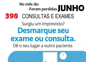 Vagas perdidas no mês de Junho