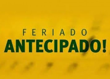 Pela antecipação do feriado estadual de 09 de julho para a proxima segunda-feira (25) não havera expediente no Centro de Saúde Dr. Albert Sabin