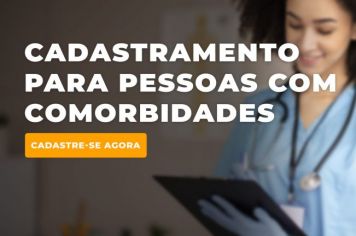 A Vigilância Epidemiológica da Prefeitura Municipal de Vargem iniciou o CADASTRAMENTO para vacinação contra o COVID dos Pacientes com comorbidades acima dos 40 anos.